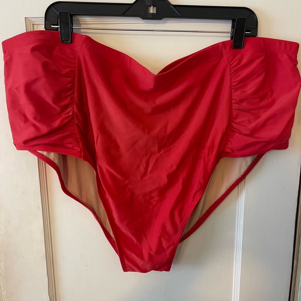Old Navy Red Satin Bikini Panties